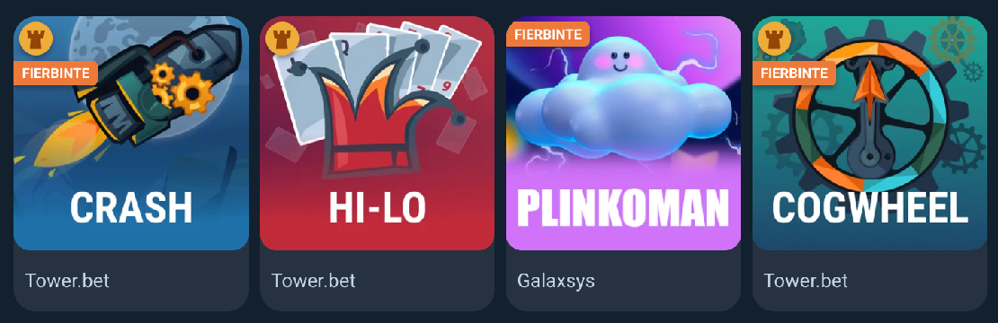 Towerbet games